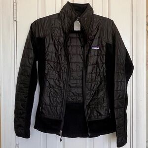 Patagonia Women's Quilted Black Polartec Thermal Pro Puffer Jacket